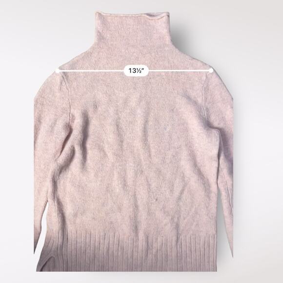 Madewell Dusty Pink Inland Mock neck wool alpaca‎ Sweater Size XS - Picture 7 of 10